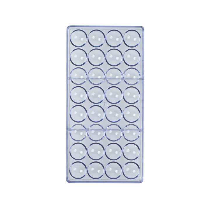 Restaurantware Pastry Tek 32-Compartment Half Sphere Candy & Chocolate Molds, Polycarbonate - Restaurant Equipment and Smallwares - Canadian Distribution