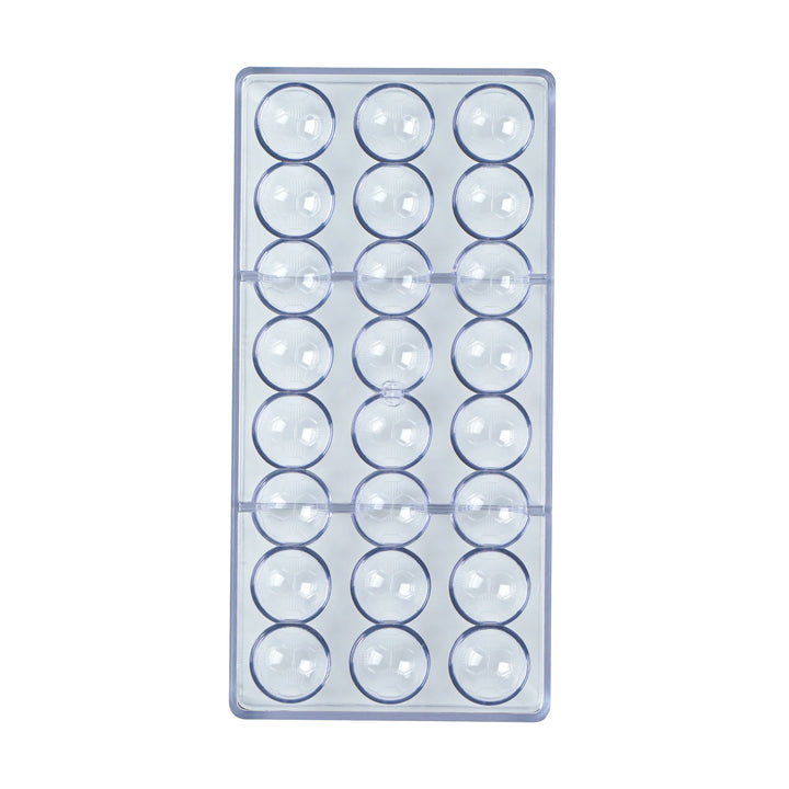 Restaurantware Pastry Tek 24-Compartment Soccer Ball Candy & Chocolate Molds, Polycarbonate - Restaurant Equipment and Smallwares - Canadian Distribution