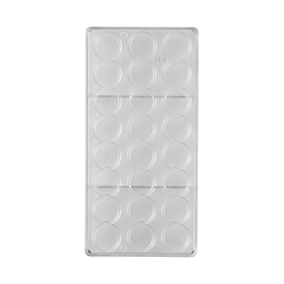 Restaurantware Pastry Tek 24-Compartment Cylinder Candy & Chocolate Molds, Polycarbonate - Restaurant Equipment and Smallwares - Canadian Distribution