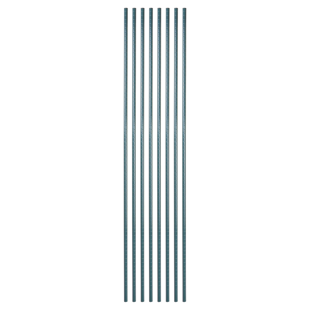 Restaurantware RW Base 74 Inch Green Epoxy Shelf Posts, Mobile, Corrosion-Resistant - Restaurant Equipment and Smallwares - Canadian Distribution - Ships Free Within Canada on Orders Above CAD $199