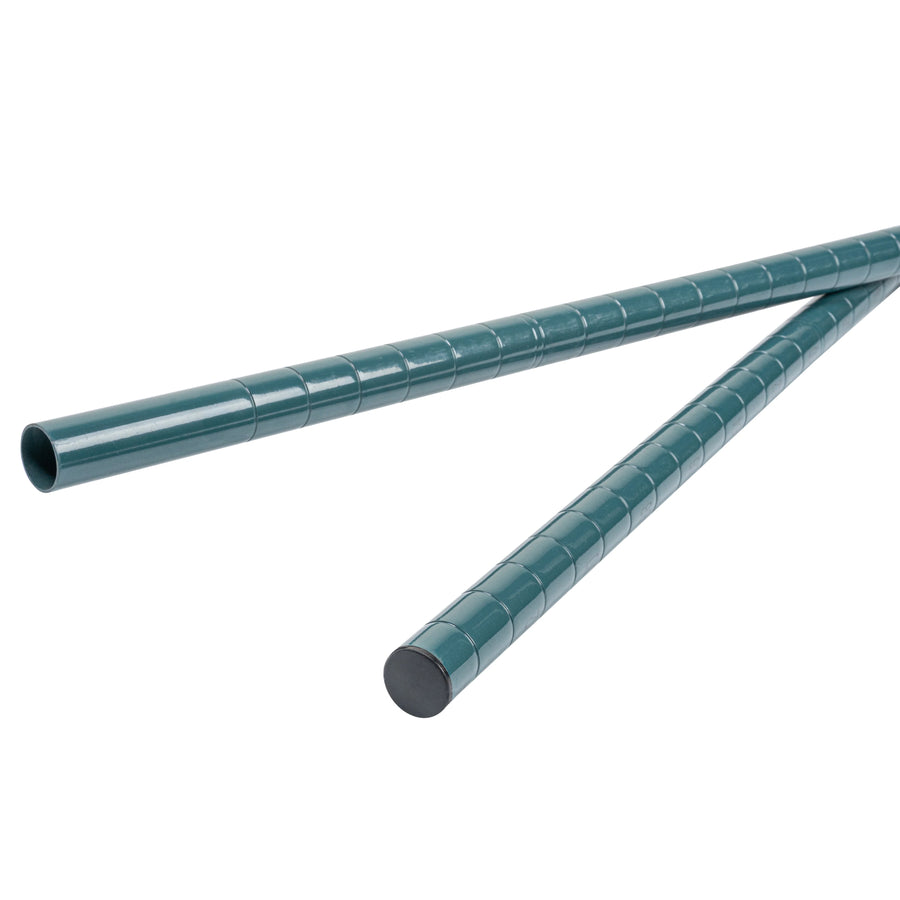 Restaurantware RW Base 74 Inch Green Epoxy Shelf Posts, Mobile, Corrosion-Resistant - Restaurant Equipment and Smallwares - Canadian Distribution