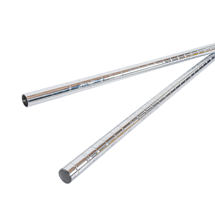 Restaurantware RW Base 74 Inch Chrome Shelf Posts, Mobile - Restaurant Equipment and Smallwares - Canadian Distribution