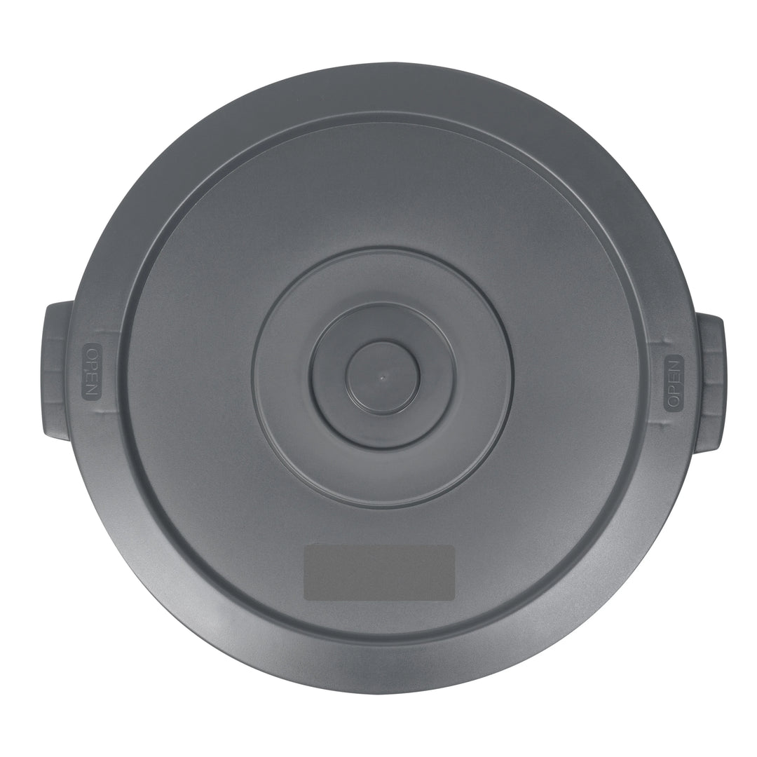 Restaurantware RW Clean Trash Can & Ingredient Bin Lids, Plastic, Gray, for 20 Gallon Trash Can & Ingredient Bin - Restaurant Equipment and Smallwares - Canadian Distribution - Ships Free Within Canada on Orders Above CAD $199