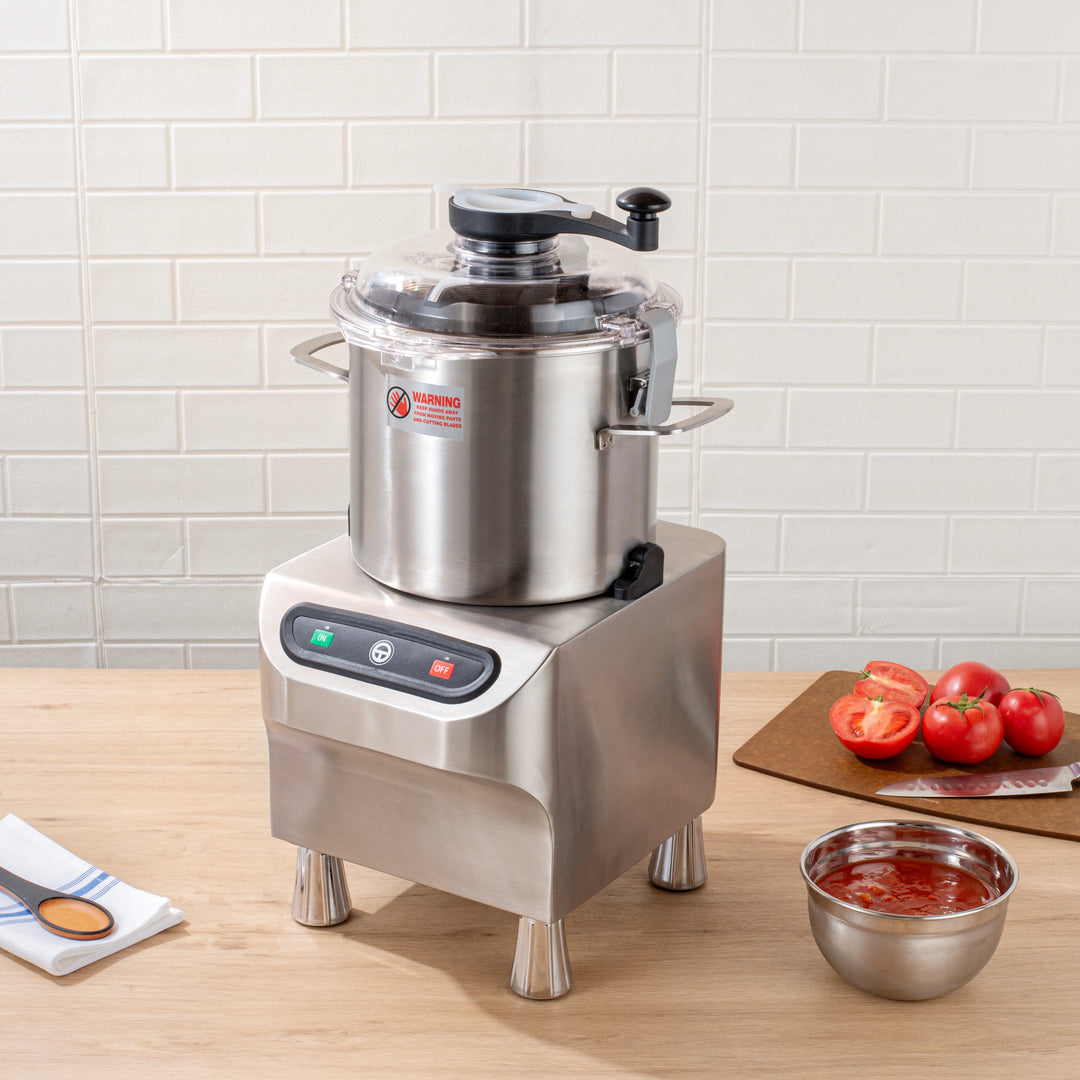 Restaurantware Hi Tek 8 Liter Food Processor - Restaurant Equipment and Smallwares - Canadian Distribution - Ships Free Within Canada on Orders Above CAD $199