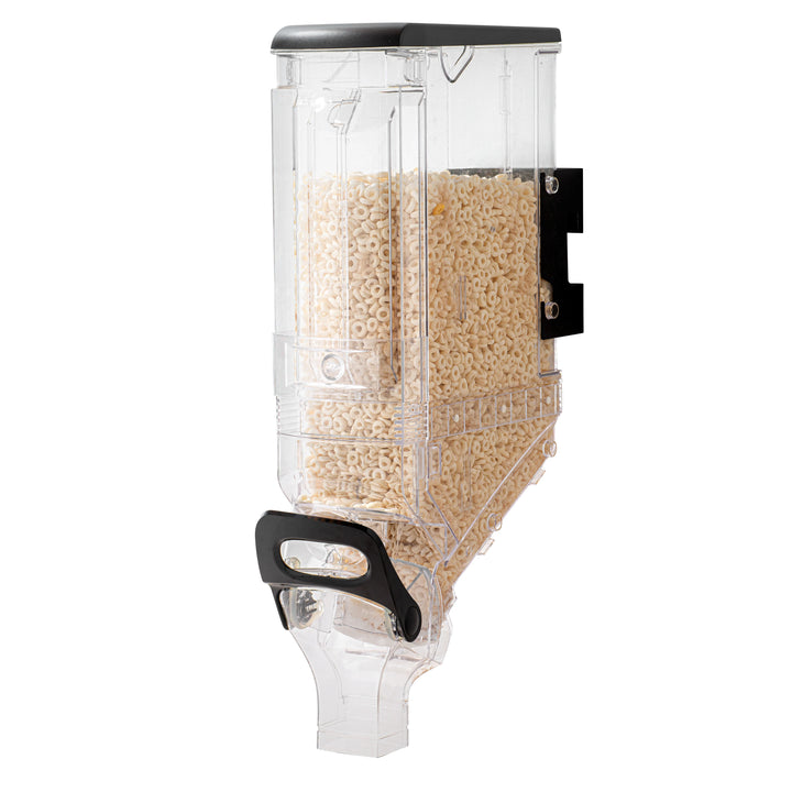 Restaurantware Met Lux 5 Gallon Wall Mount Cereal Dispensers, Plastic, 28 x 13.50 x 6 Inch - Restaurant Equipment and Smallwares - Canadian Distribution - Ships Free Within Canada on Orders Above CAD $199