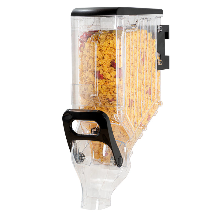 Restaurantware Met Lux 3.50 Gallon Wall Mount Cereal Dispensers, Plastic, 22.50 x 13.50 x 6 Inch - Restaurant Equipment and Smallwares - Canadian Distribution - Ships Free Within Canada on Orders Above CAD $199