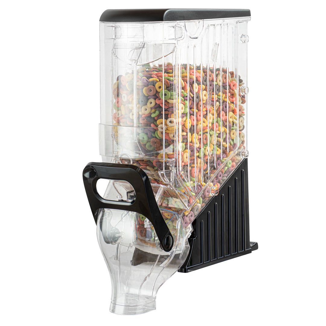 Restaurantware Met Lux 3.50 Gallon Cereal Dispensers, Plastic, 22.50 x 13 x 6 Inch, with Stand - 1 Unit/Case - Restaurant Equipment and Smallwares - Canadian Distribution - Ships Free Within Canada on Orders Above CAD $199