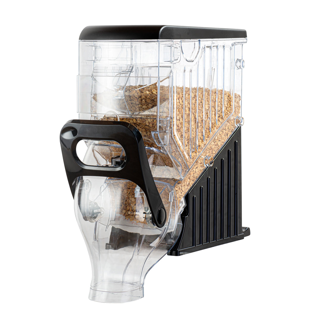 Restaurantware Met Lux 2 Gallon Cereal Dispensers, Plastic, 17 x 13 x 6 Inch, with Stand - Restaurant Equipment and Smallwares - Canadian Distribution - Ships Free Within Canada on Orders Above CAD $199