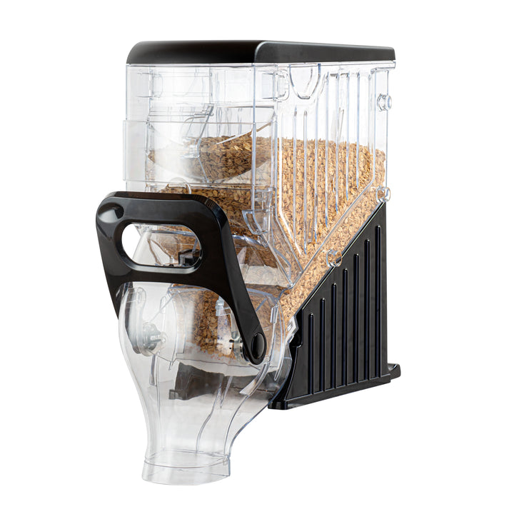 Restaurantware Met Lux 2 Gallon Cereal Dispensers, Plastic, 17 x 13 x 6 Inch, with Stand - Restaurant Equipment and Smallwares - Canadian Distribution - Ships Free Within Canada on Orders Above CAD $199