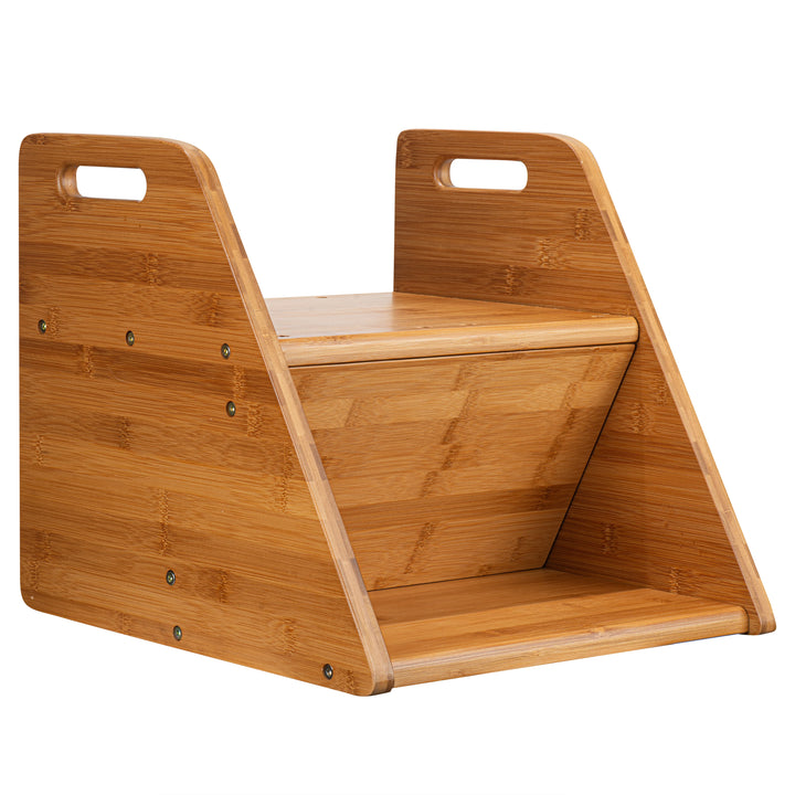 Restaurantware Met Lux Dispenser Stand, Bamboo, 13.75 x 15.50 x 13 Inch, Holds 2 Cereal Dispensers - Restaurant Equipment and Smallwares - Canadian Distribution - Ships Free Within Canada on Orders Above CAD $199