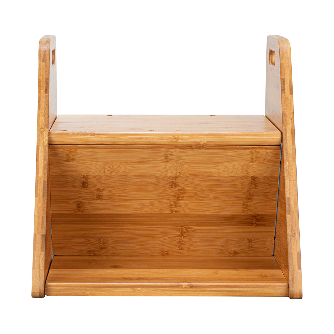 Restaurantware Met Lux Dispenser Stand, Bamboo, 13.75 x 15.50 x 13 Inch, Holds 2 Cereal Dispensers - Restaurant Equipment and Smallwares - Canadian Distribution