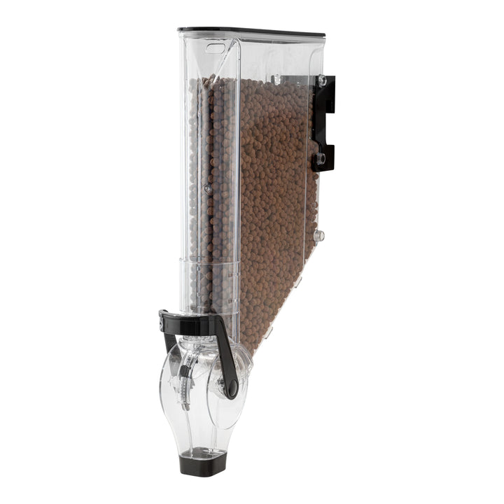 Restaurantware Met Lux 3 Gallon Wall Mount Cereal Dispensers, Plastic, 26.50 x 13.75 x 4 Inch - Restaurant Equipment and Smallwares - Canadian Distribution - Ships Free Within Canada on Orders Above CAD $199