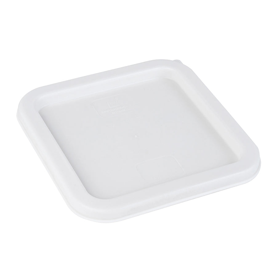 Restaurantware Met Lux Lids, White, Plastic, Square, for 2 & 4 Quart Food Storage Container - Restaurant Equipment and Smallwares - Canadian Distribution