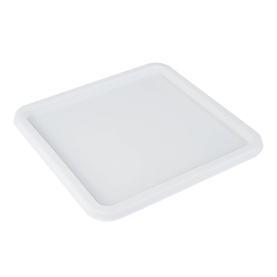 Restaurantware Met Lux Lids, White, Plastic, Square, for 12/18/22 Quart Food Storage Container - Restaurant Equipment and Smallwares - Canadian Distribution