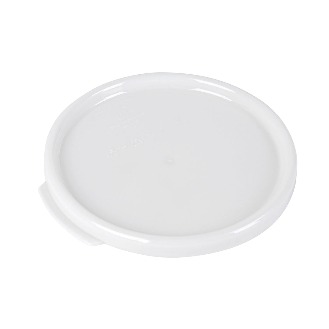 Restaurantware Met Lux Lids, White, Plastic, Round, for 2 & 4 Quart Food Storage Container - Restaurant Equipment and Smallwares - Canadian Distribution