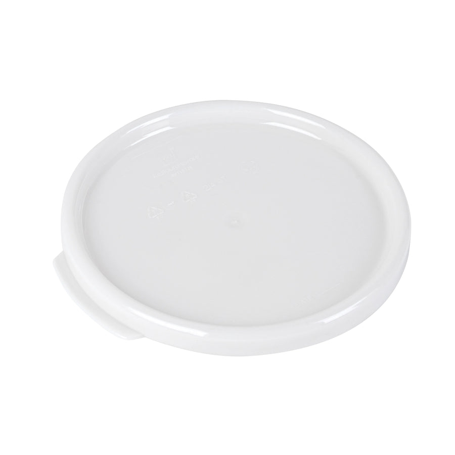Restaurantware Met Lux Lids, White, Plastic, Round, for 2 & 4 Quart Food Storage Container - Restaurant Equipment and Smallwares - Canadian Distribution