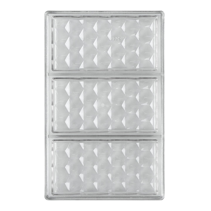 Restaurantware Pastry Tek 3-Compartment 3D Cube Candy & Chocolate Molds, Polycarbonate - Restaurant Equipment and Smallwares - Canadian Distribution