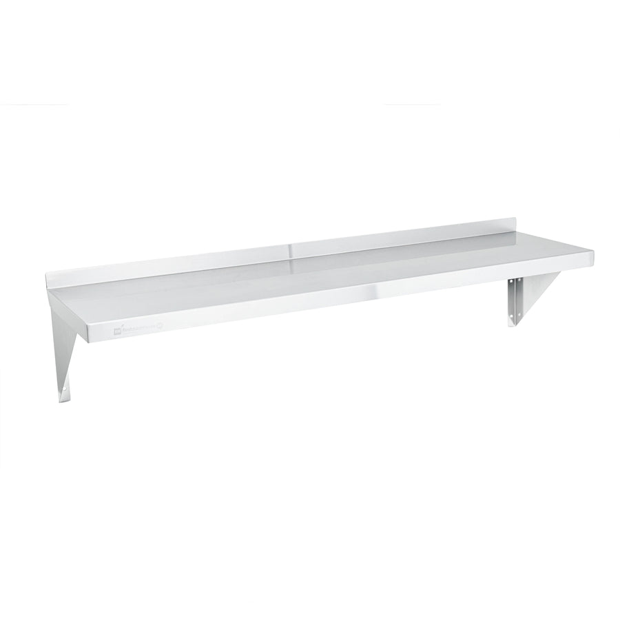 Restaurantware 18 Gauge Kitchen Tek Heavy Duty Stainless Steel Wall Mount Shelves, 12X48In - Restaurant Equipment and Smallwares - Canadian Distribution