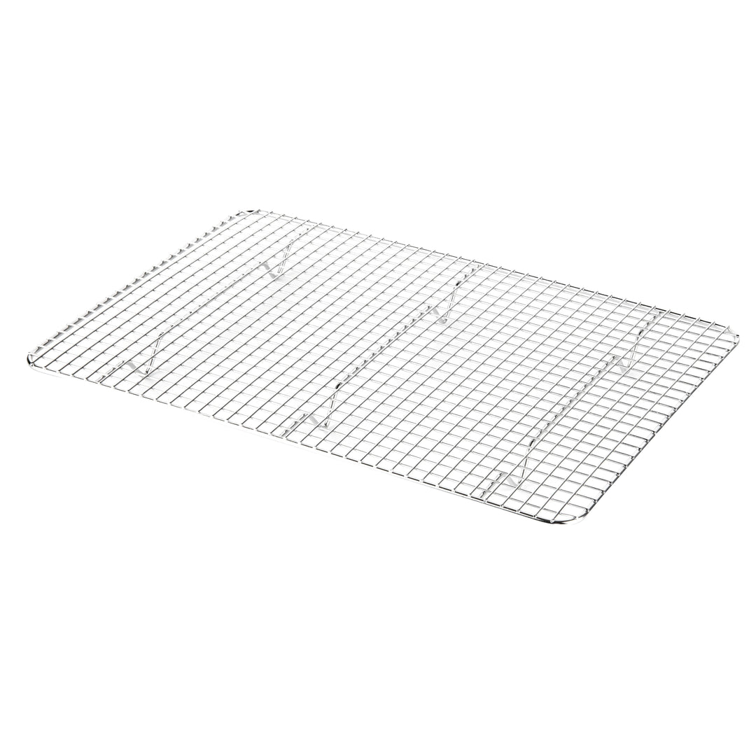 Restaurantware Met Lux 9.75 x 14.75In Footed Wire Cooling Rack, Stainless Steel, for Jelly Roll Pan - Restaurant Equipment and Smallwares - Canadian Distribution
