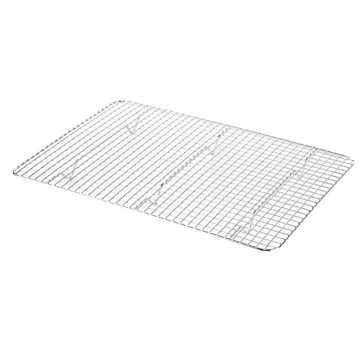 Restaurantware Met Lux 9.75 x 14.75In Footed Wire Cooling Rack, Stainless Steel, for Jelly Roll Pan - Restaurant Equipment and Smallwares - Canadian Distribution