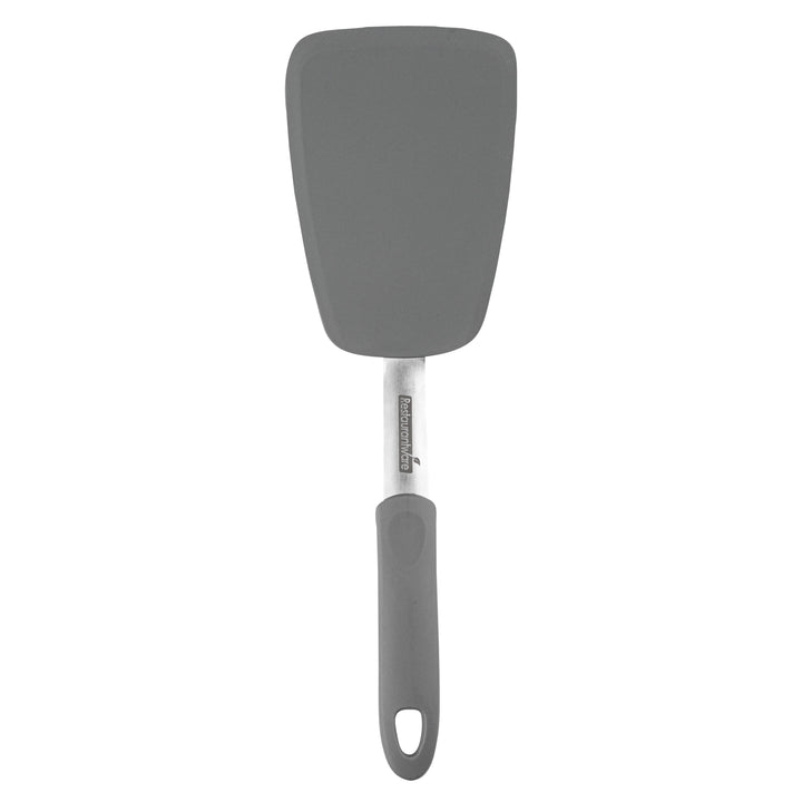 Restaurantware Comfy Grip 13.25In Solid Turner, Gray, Silicone - Restaurant Equipment and Smallwares - Canadian Distribution - Ships Free Within Canada on Orders Above CAD $199