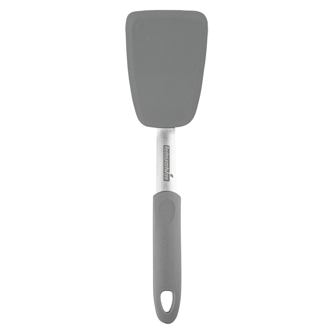 Restaurantware Comfy Grip 12In Solid Turner, Gray, Silicone - Restaurant Equipment and Smallwares - Canadian Distribution - Ships Free Within Canada on Orders Above CAD $199