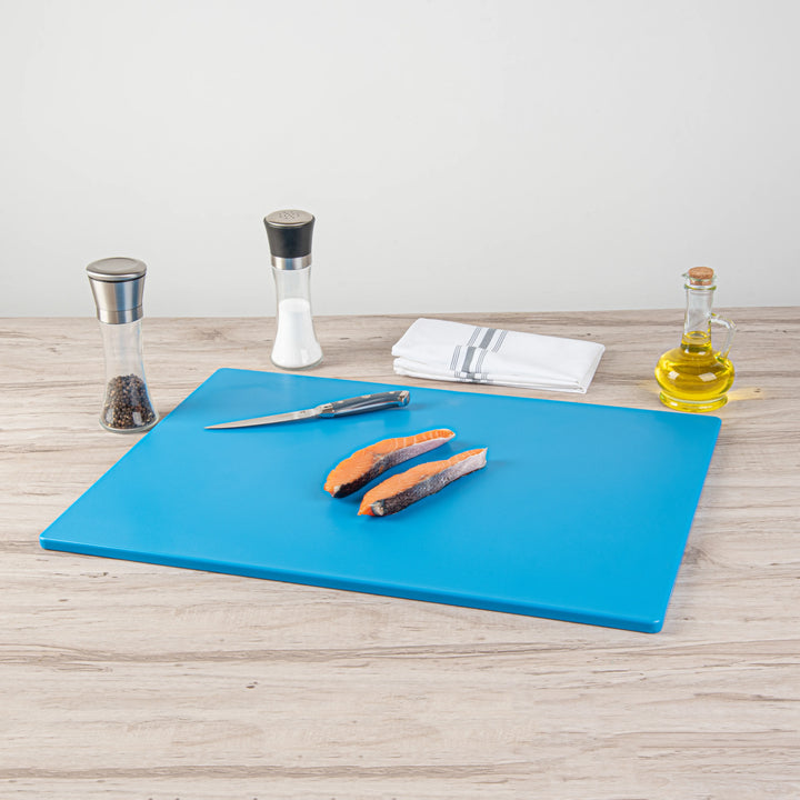 Restaurantware RW Base Cutting Boards, Blue, 24 x 18 Inch, Plastic - Restaurant Equipment and Smallwares - Canadian Distribution - Ships Free Within Canada on Orders Above CAD $199