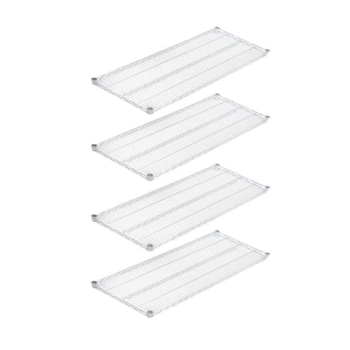 Restaurantware RW Base 24 x 48 Inch NSF Shelves, Chrome - Restaurant Equipment and Smallwares - Canadian Distribution - Ships Free Within Canada on Orders Above CAD $199