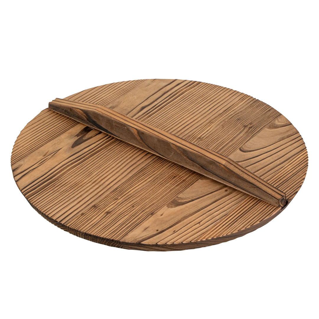 Restaurantware Motomori Wood Lids, Lightweight, for 12 Inch Wok - Restaurant Equipment and Smallwares - Canadian Distribution - Ships Free Within Canada on Orders Above CAD $199