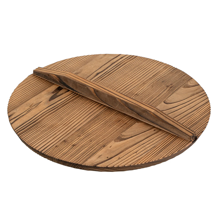 Restaurantware Motomori Wood Lids, Lightweight, for 12 Inch Wok - Restaurant Equipment and Smallwares - Canadian Distribution - Ships Free Within Canada on Orders Above CAD $199