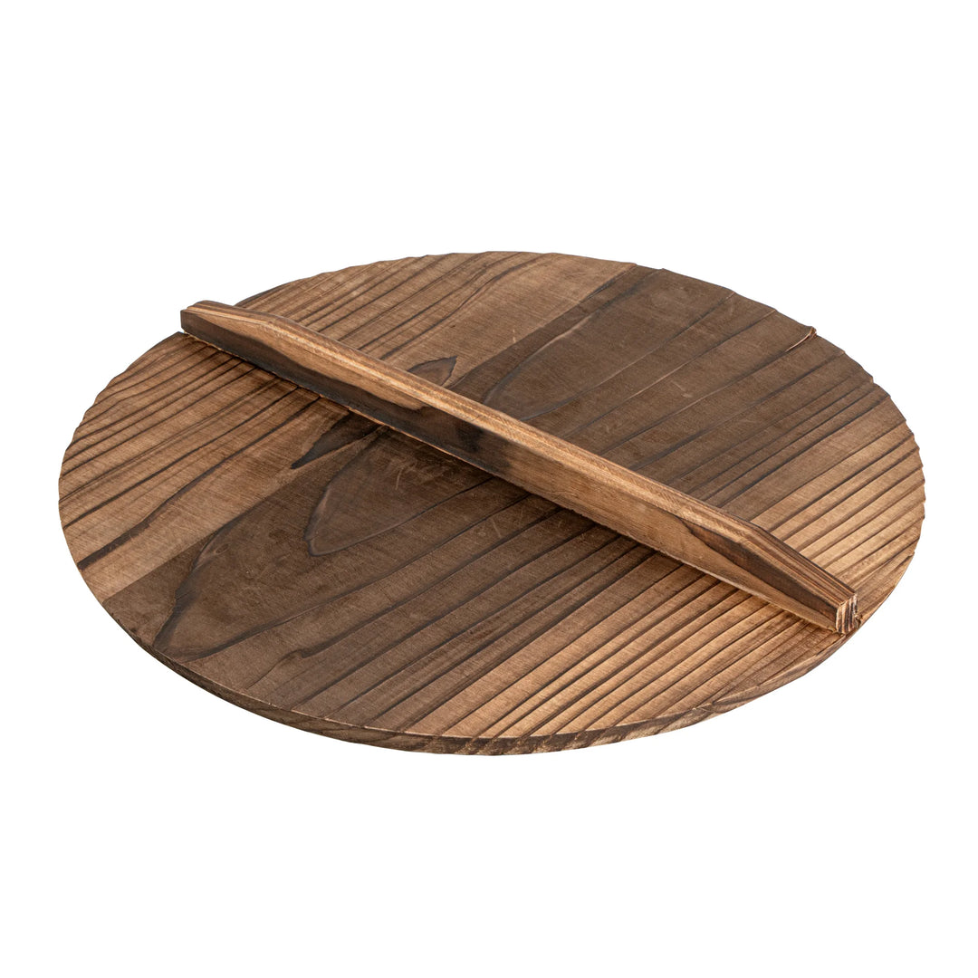 Restaurantware Motomori Wood Lids, Lightweight, for 14 Inch Wok - Restaurant Equipment and Smallwares - Canadian Distribution - Ships Free Within Canada on Orders Above CAD $199