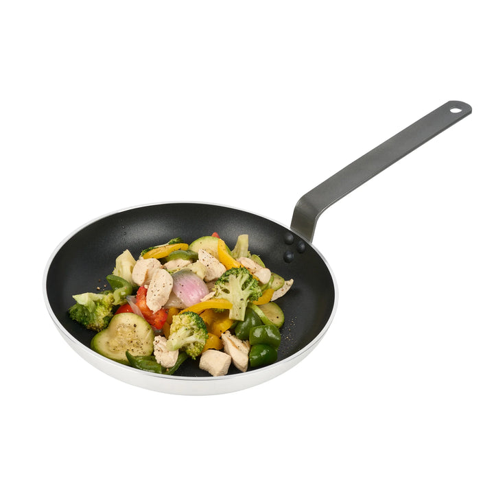 Restaurantware Met Lux 11 Inch Non-Stick Heavy-Duty Induction Ready Fry Pans, Aluminum - Restaurant Equipment and Smallwares - Canadian Distribution - Ships Free Within Canada on Orders Above CAD $199