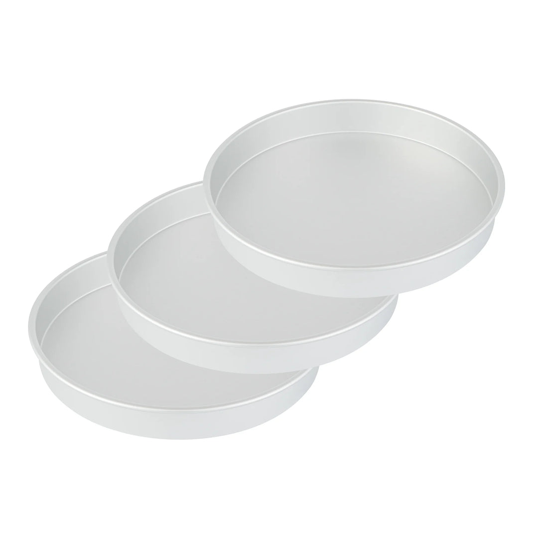 Restaurantware Met Lux 14 x 14 x 2 Inch Cake Pans, Aluminum, Round, Straight-Sided - Restaurant Equipment and Smallwares - Canadian Distribution - Ships Free Within Canada on Orders Above CAD $199