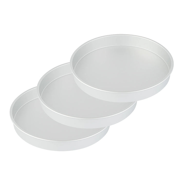 Restaurantware Met Lux 14 x 14 x 2 Inch Cake Pans, Aluminum, Round, Straight-Sided - Restaurant Equipment and Smallwares - Canadian Distribution - Ships Free Within Canada on Orders Above CAD $199