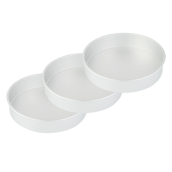 Restaurantware Met Lux 14 x 14 x 3 Inch Cake Pans, Aluminum, Round, Straight-Sided - Restaurant Equipment and Smallwares - Canadian Distribution - Ships Free Within Canada on Orders Above CAD $199