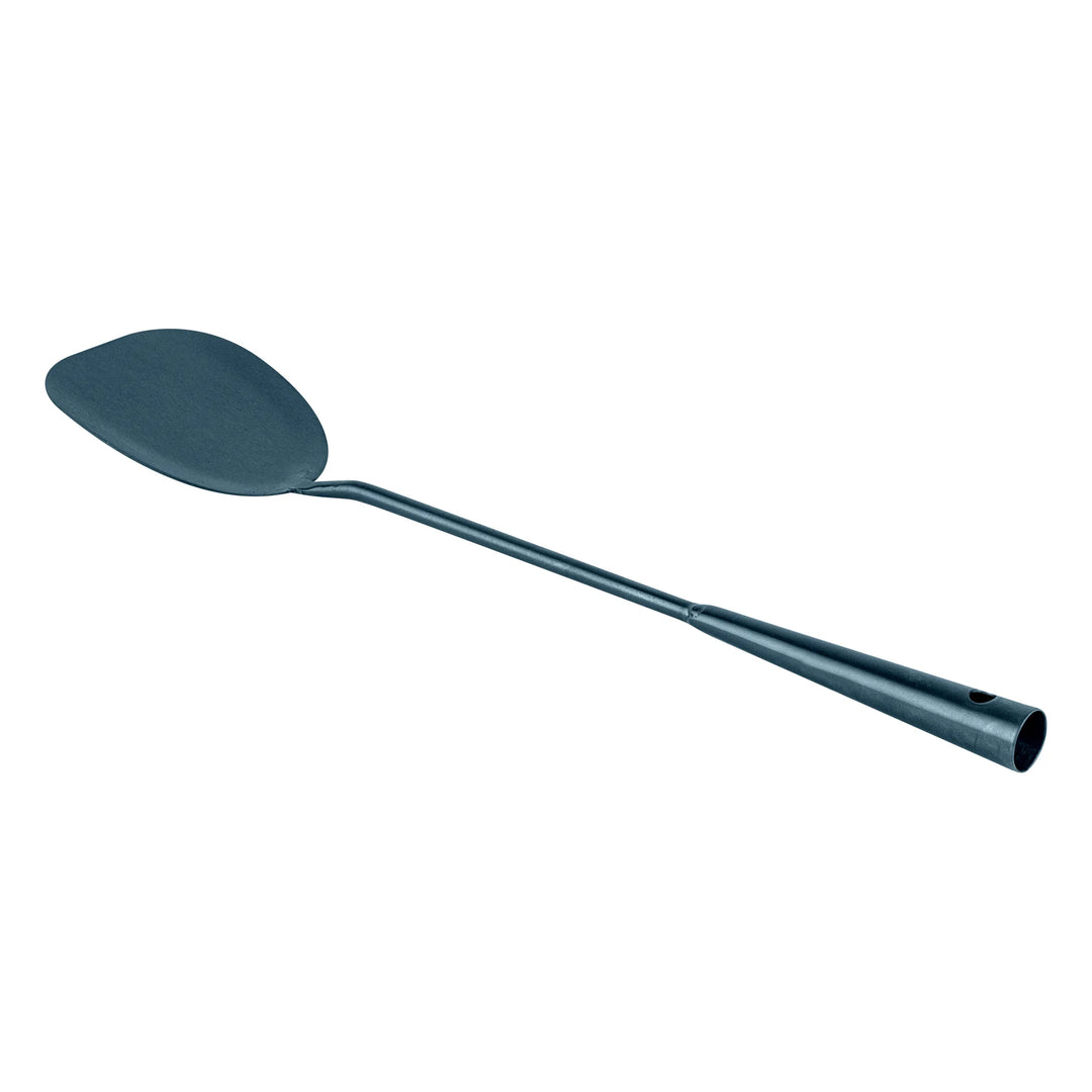 Restaurantware Motomori 15.50 Inch Pre-Seasoned Wok Spatulas, Blue, Carbon Steel - Restaurant Equipment and Smallwares - Canadian Distribution - Ships Free Within Canada on Orders Above CAD $199