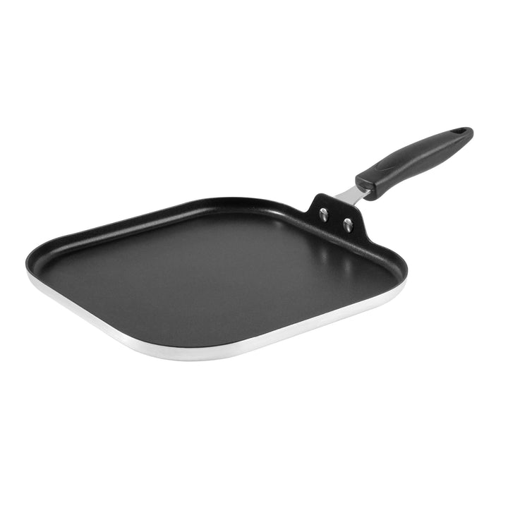 Restaurantware Met Lux 11 Inch Non-Stick Griddles, Bakelite Handles, Aluminum, Square - Restaurant Equipment and Smallwares - Canadian Distribution