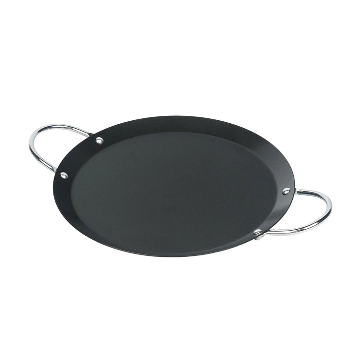 Restaurantware Met Lux 9 Inch Non-Stick Griddles, Chrome Handles, Carbon Steel, Round - Restaurant Equipment and Smallwares - Canadian Distribution
