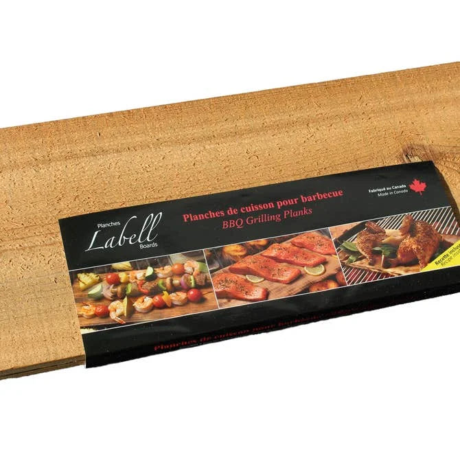 Labell Boards Cedar Wood Grilling Planks - Restaurant Equipment and Smallwares - Canadian Distribution
