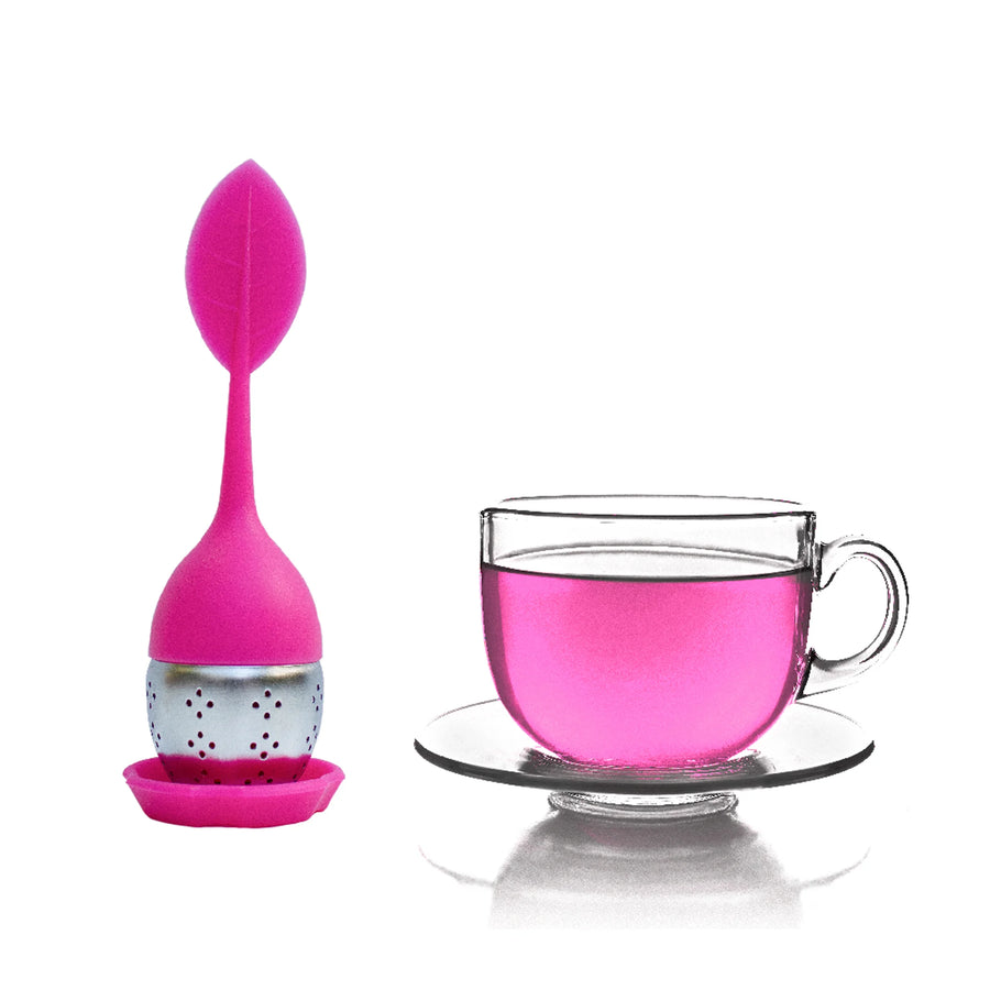 FloralTea Single Serve Tea Infuser, Pink - Restaurant Equipment and Smallwares - Canadian Distribution