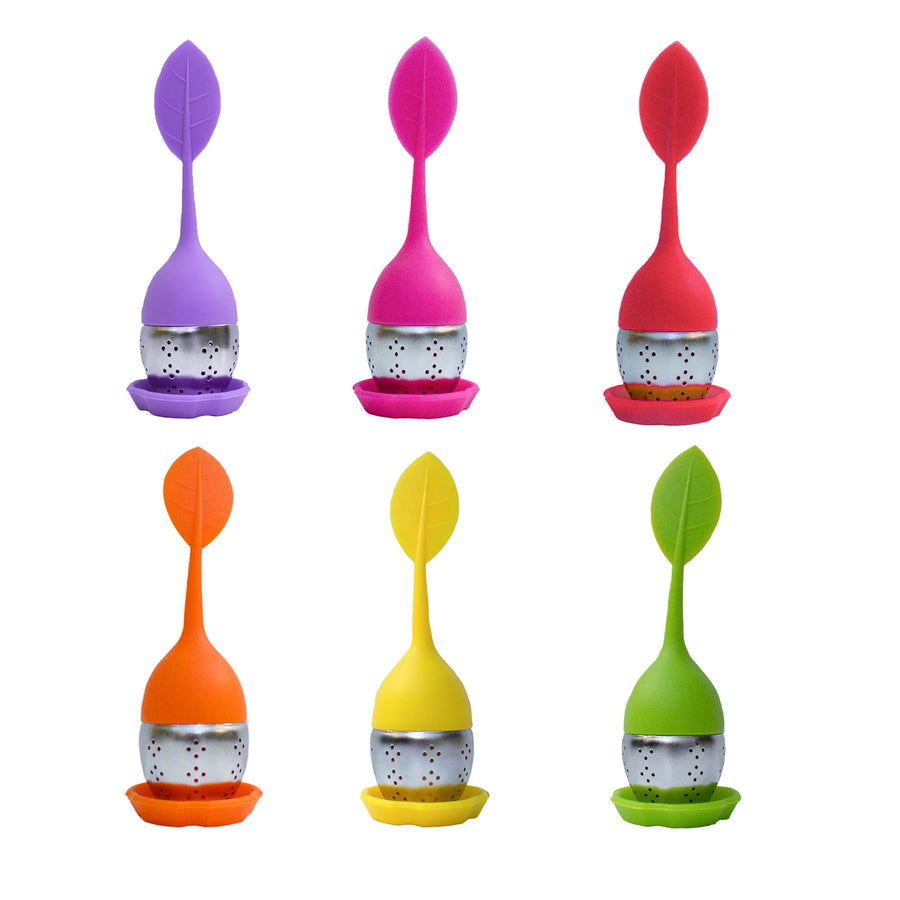 FloralTea Single Serve Tea Infuser, Assorted Color - Restaurant Equipment and Smallwares - Canadian Distribution