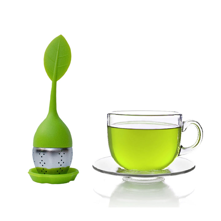 FloralTea Single Serve Tea Infuser, Green - Restaurant Equipment and Smallwares - Canadian Distribution