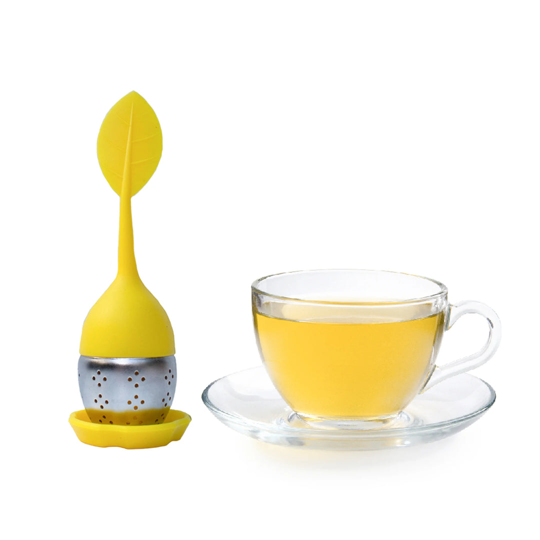 FloralTea Single Serve Tea Infuser, Yellow - Restaurant Equipment and Smallwares - Canadian Distribution