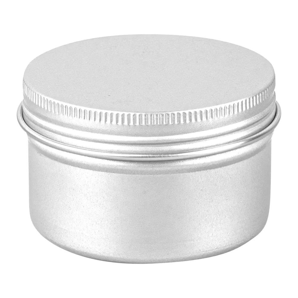 Restaurantware RW Base 4oz Tin Containers, Silver, Round, with Screw Lid - Restaurant Equipment and Smallwares - Canadian Distribution