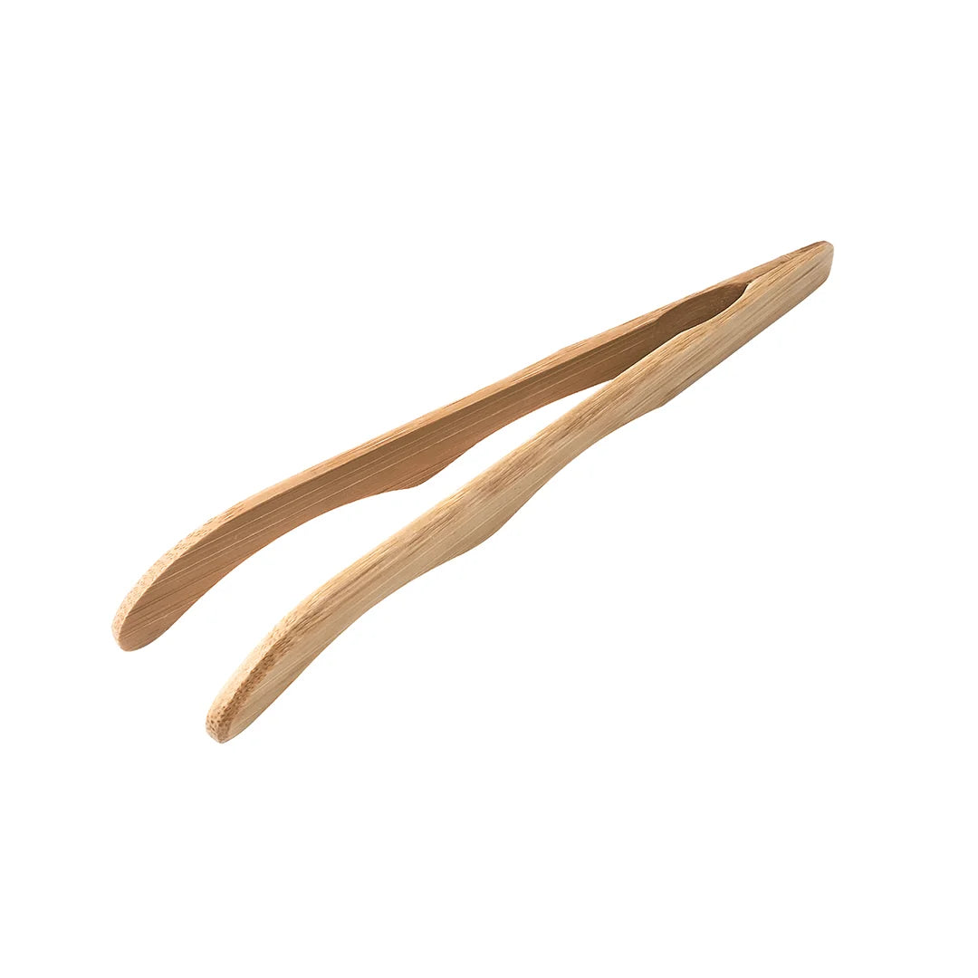 Restaurantware 7In Natural Bamboo Curved Tong - Restaurant Equipment and Smallwares - Canadian Distribution