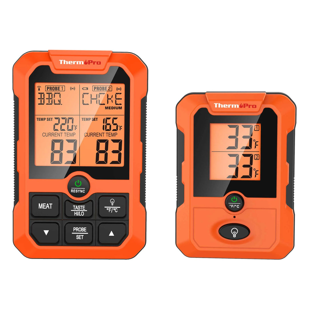 ThermoPro Wireless Meat Foodservice Thermometer, 500 Foot, 2 Probe - Restaurant Equipment and Smallwares - Canadian Distribution - Ships Free Within Canada on Orders Above CAD $199