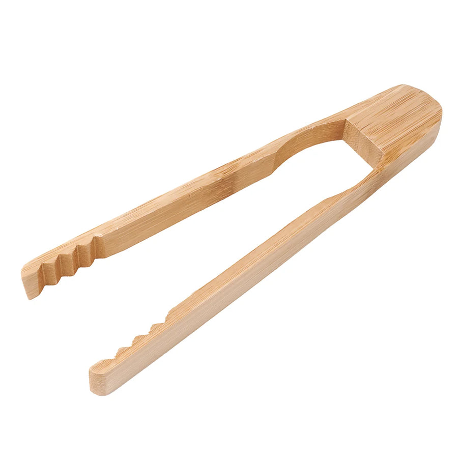 Restaurantware 7In Natural Bamboo Ridged Tong - Restaurant Equipment and Smallwares - Canadian Distribution