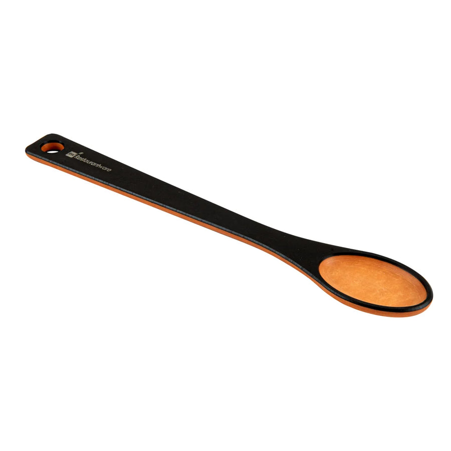Restaurantware Nature Tek 13In Black Wood Solid Serving Spoon - Restaurant Equipment and Smallwares - Canadian Distribution