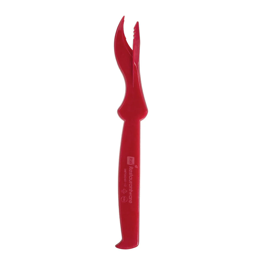 Restaurantware 7.50In Plastic Seafood Sheller, Red - Restaurant Equipment and Smallwares - Canadian Distribution
