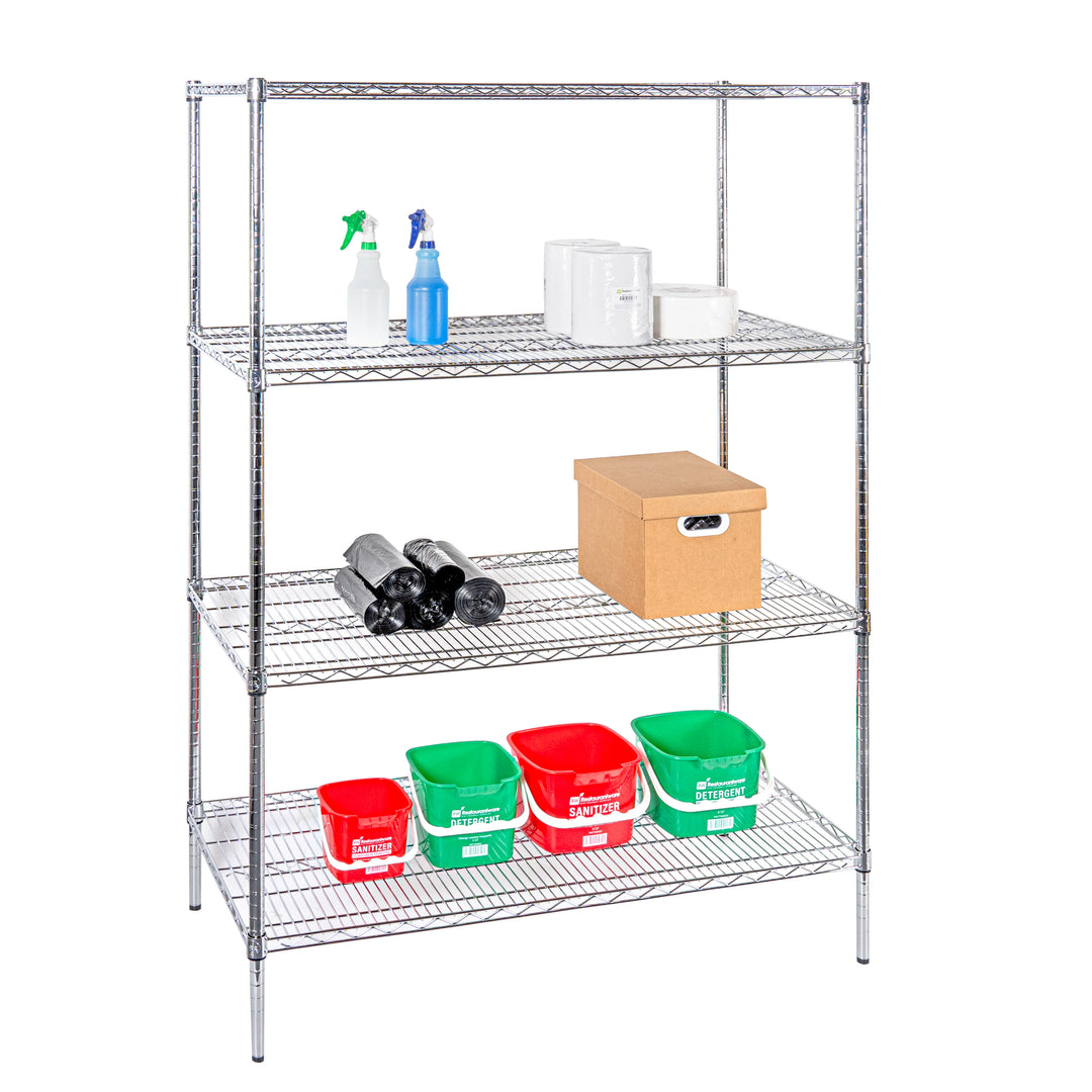Restaurantware RW Base 18 x 24 Inch NSF Shelves, Chrome - Restaurant Equipment and Smallwares - Canadian Distribution - Ships Free Within Canada on Orders Above CAD $199